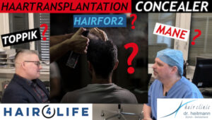 Nach der Haartransplantation: Wann ist erneut der Einsatz von Haarverdichtungssprays wie Hairfor2, Mane oder Streuhaar/Schütthaar/Haarpuder wie Toppik, Nanogen oder Super Million Hair möglich