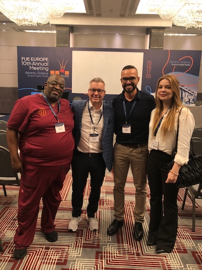 Andreas Krämer beim internationalen FUE-Europe-Kongress